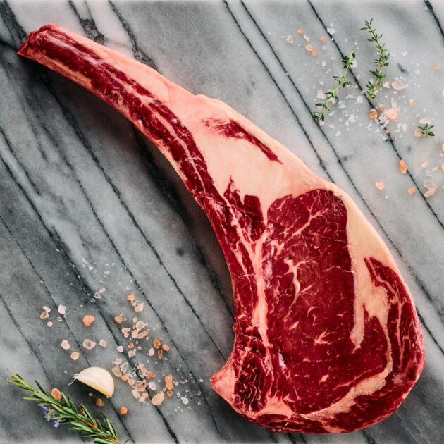 Μπριζόλα Tomahawk Black Angus