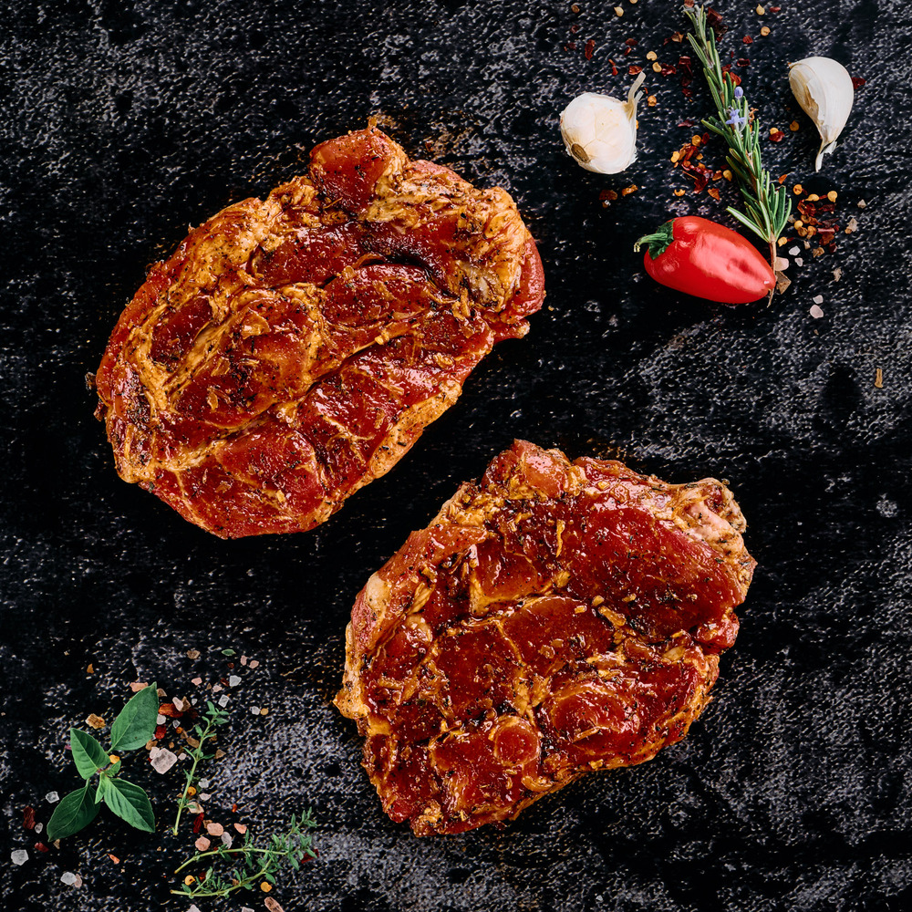 Marinated Pork Neck Chops Without Bone - Image 2